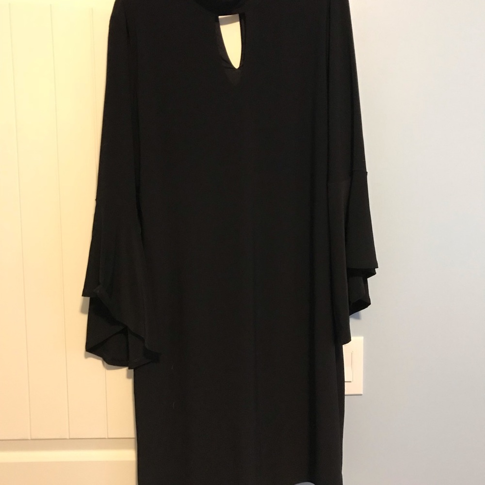 Black cocktail dress